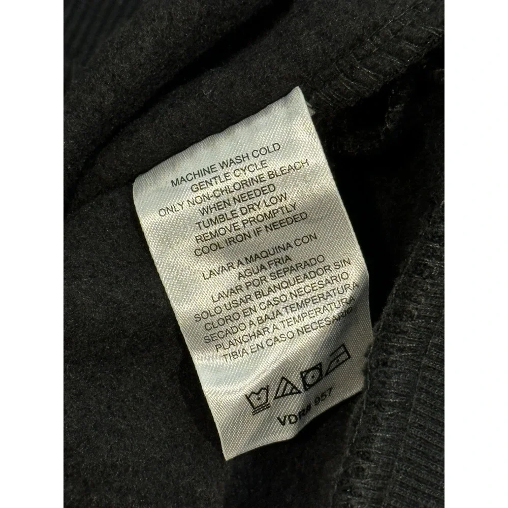 Dogg Supply Snoop Dogg Mens XL Varsity Joggers Black Fleece Sweatpants‎